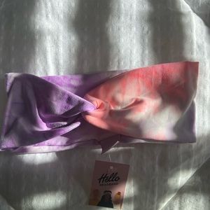 Hello Headband Twistband in Neon